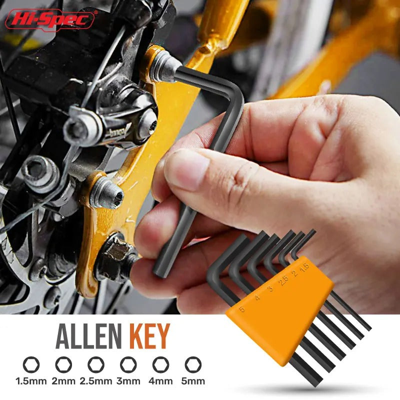 Kit d’outils ménager Hi-Spec T10687Y - Noir & jaune Outillage avec boîte de rangement