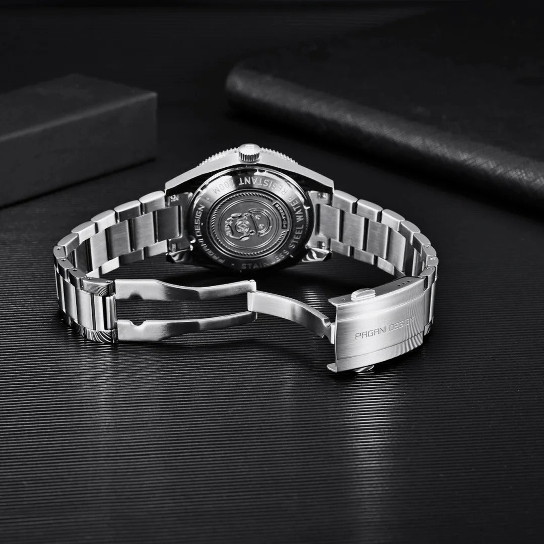 Boîtier 41 mm et lunette bleue – Pagani Design PD-YS005