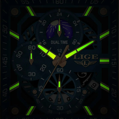 Montre LIGE carrée – look tendance et sport