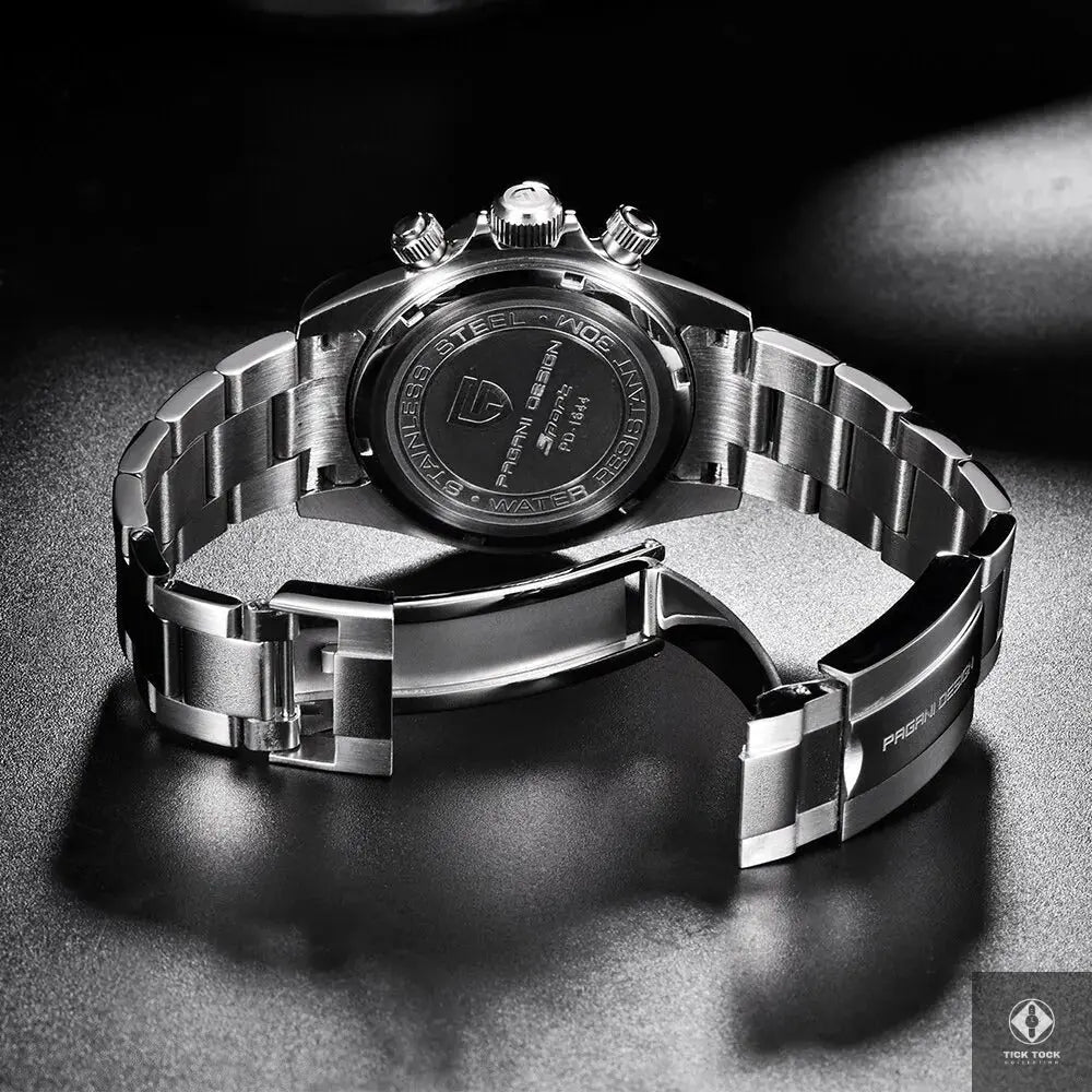 Montre Pagani Design PD-1644 vue de dos – boîtier 40 mm