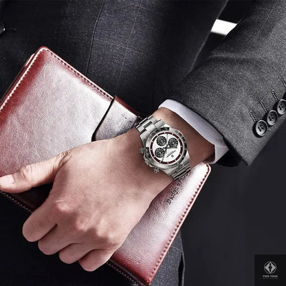 Montre Pagani PD-1676 vue au poignet – design sport chic