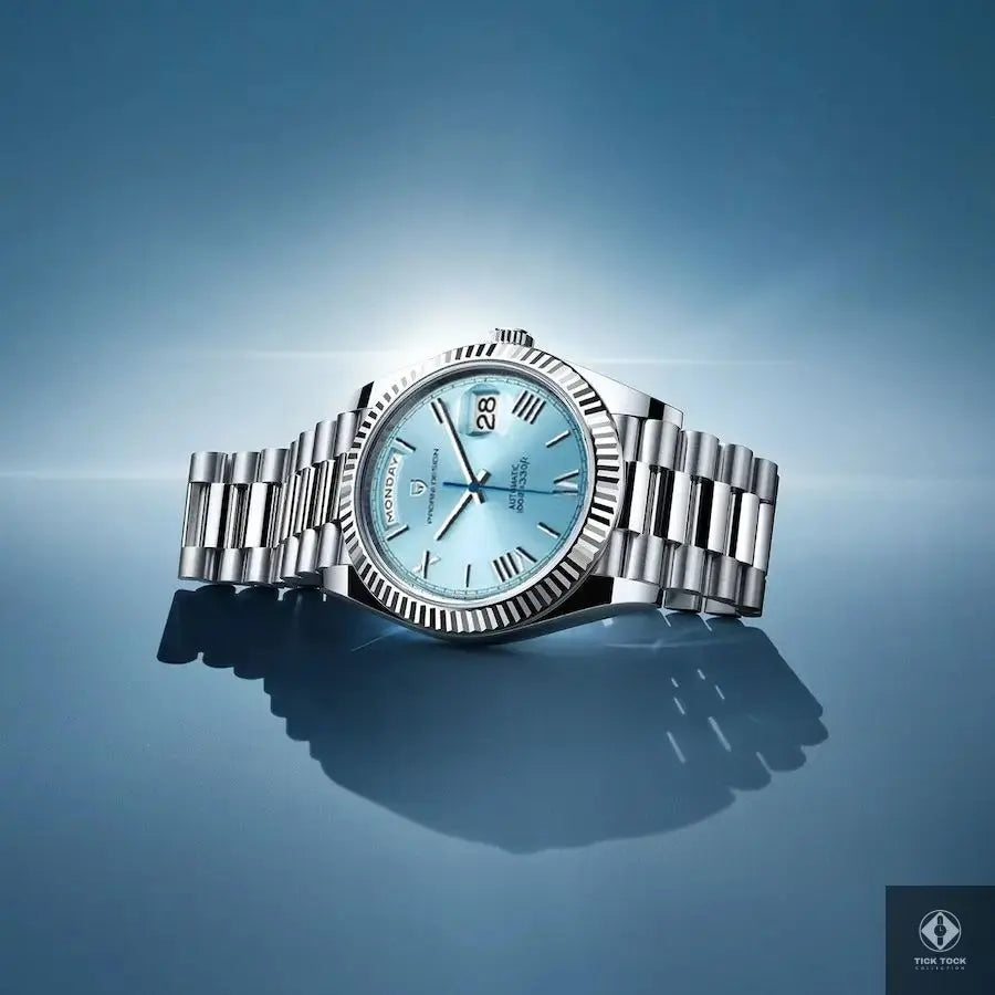 Bracelet argenté en acier inoxydable – Pagani PD-1752 - Vue latérale