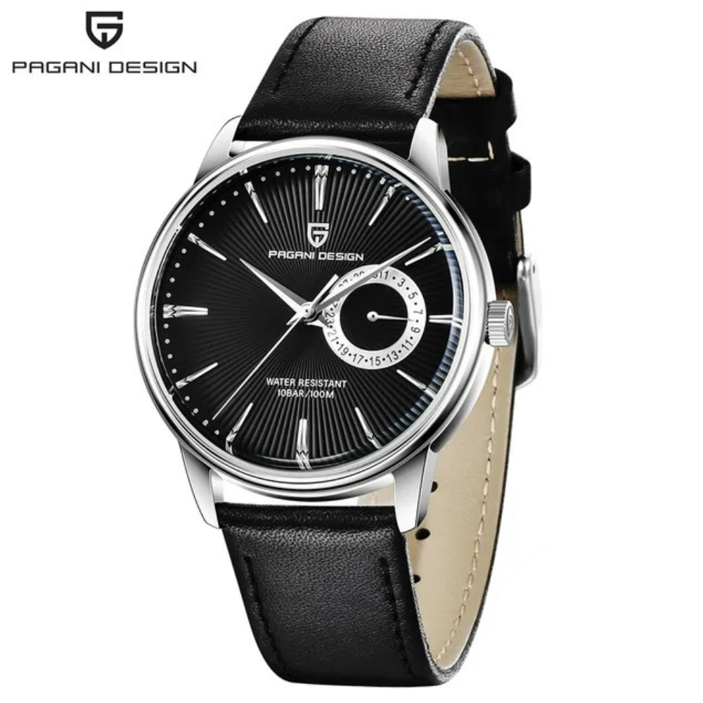 Montre homme PAGANI DESIGN PD-1654 avec cadran noir élégant