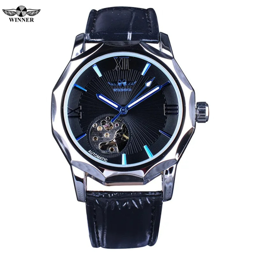 Montre WINNER GMT964-1 vue de face – cadran design