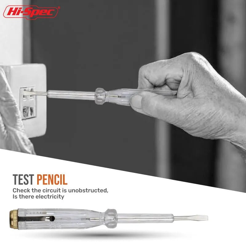 Kit d’outils ménager Hi-Spec T10687Y - Noir & jaune Outillage avec boîte de rangement